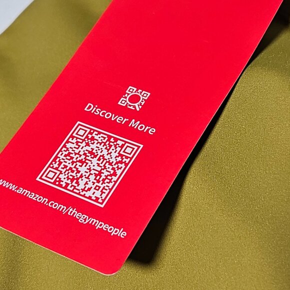 The Gym People Gold Sports Bra Womens Size Large Tank Top Padded Support Workout - Picture 5 of 8